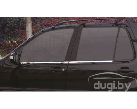 Нижние молдинги стекол (нерж.) для W164